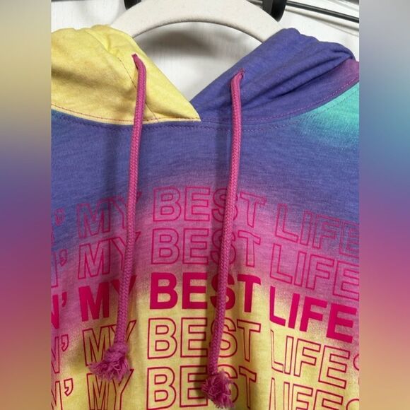 Disneyland Livin' My Best Life Pullover Hoodie Men's M tie dye retro psychedelic - Picture 10 of 16